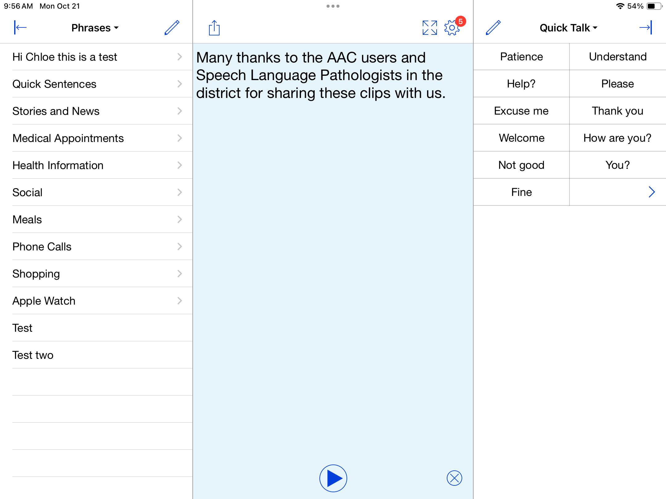 Robust AAC Text-Based Systems - SETC