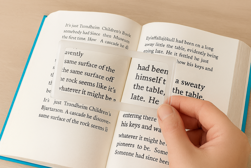Readinf Ruler Books Magnifying Reading Ruler - SETC